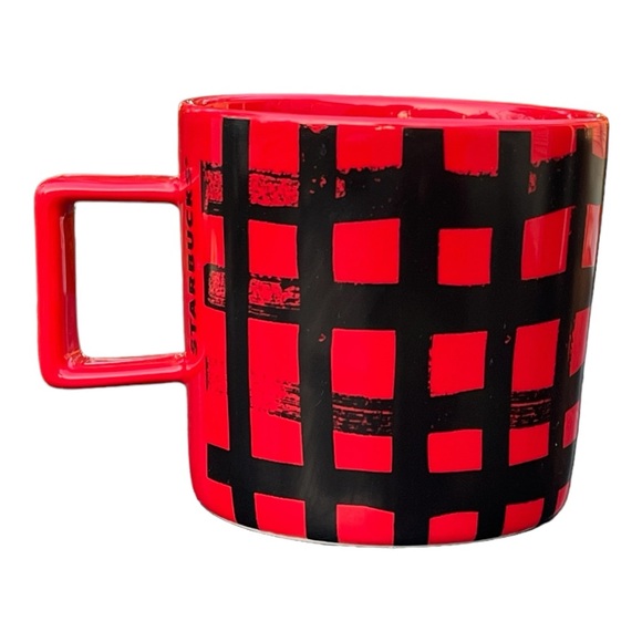 14 oz. Buffalo Plaid Starbucks Mug - Picture 3 of 6